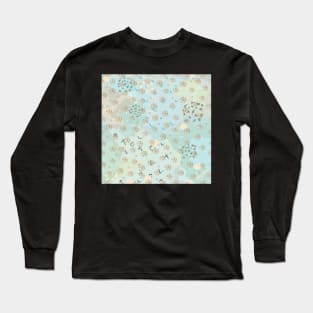 Golden Snowflake Long Sleeve T-Shirt